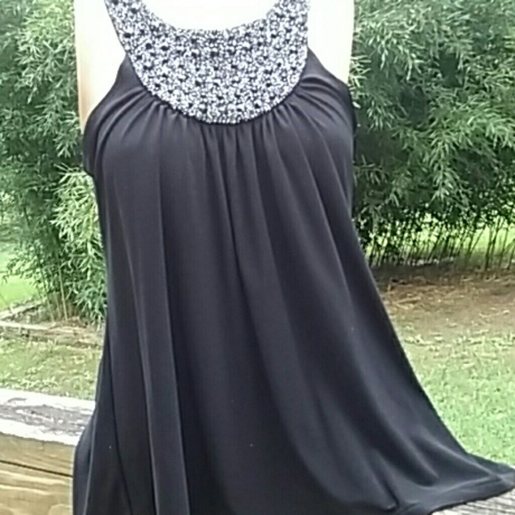 M~USA black blouse