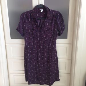 Paisley Floral Front Button Dress