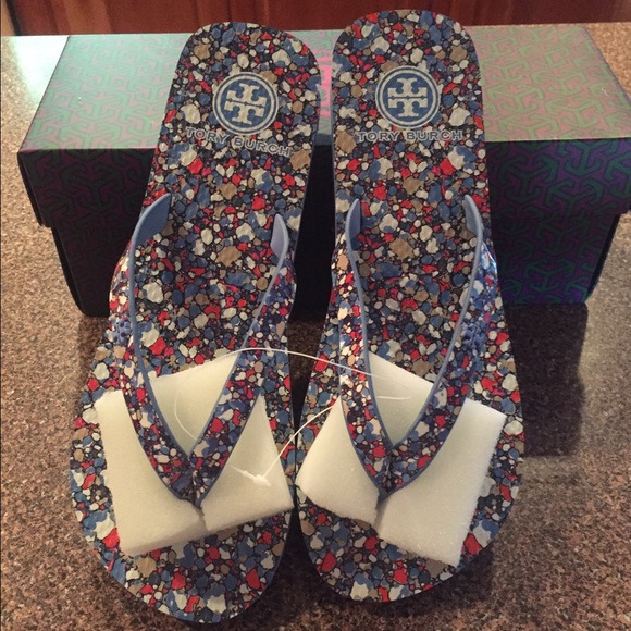 Tory Burch Size 8 flip flops