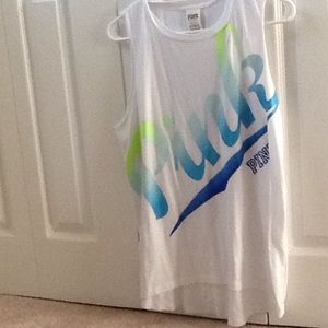 VS Pink muscle tank NWOT