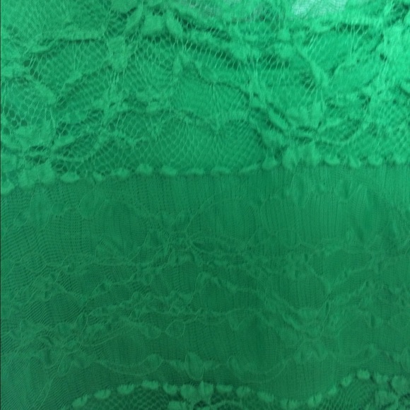 Green Gatsby style lace top - Picture 3 of 4