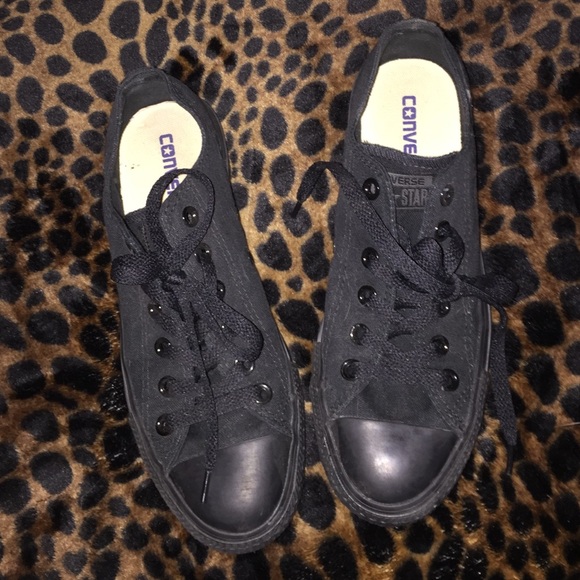 All black converse