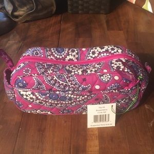 Vera Bradley Trip Kit cosmetic bag in Boysenberry