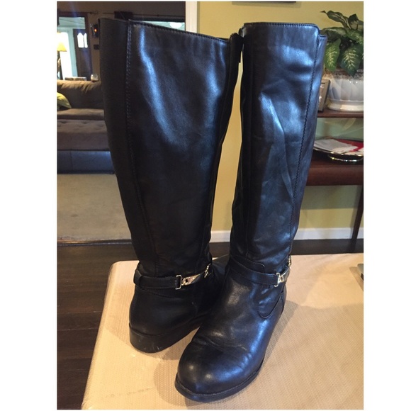 Black Boots (wide calf)