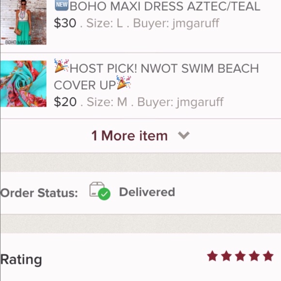 ✨BOHO MAXI DRESS TEAL❤️ - Picture 4 of 4