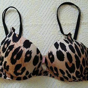 Victoria's Secret Very Sexy pushup 38C animalprint