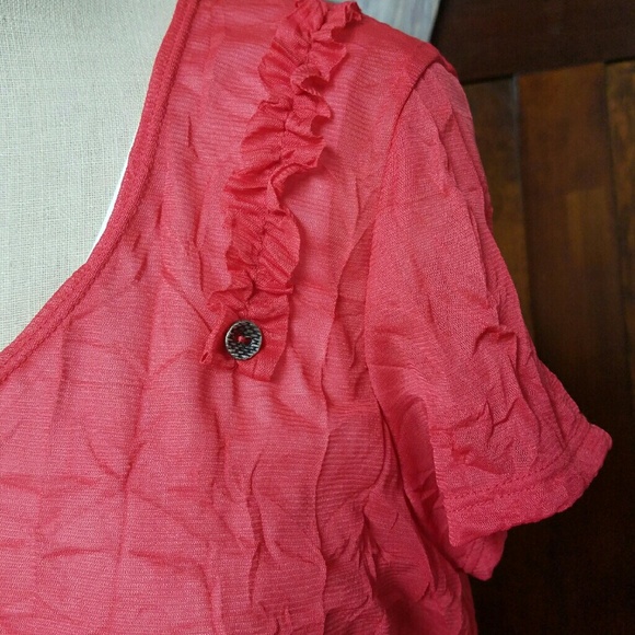 Pink Ruffle Top - Picture 2 of 2