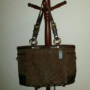 Chocolate Brown Authentic Coach Purse
