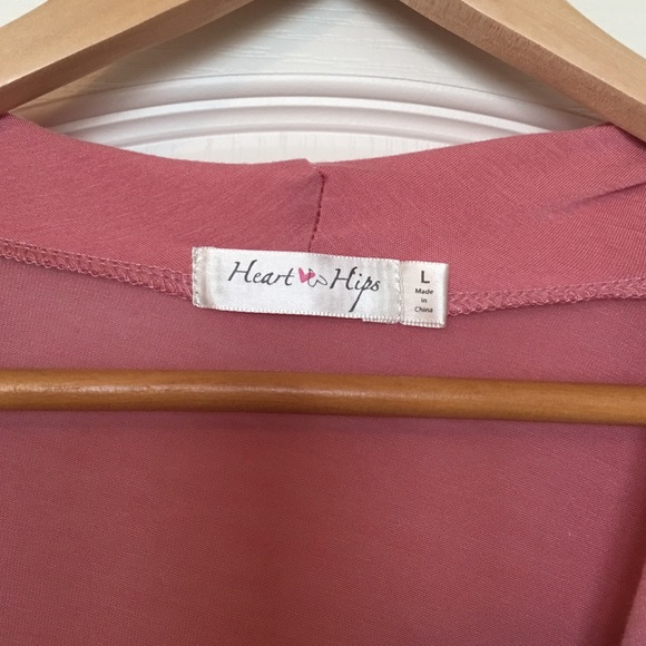 Pink wrap top - Picture 2 of 2