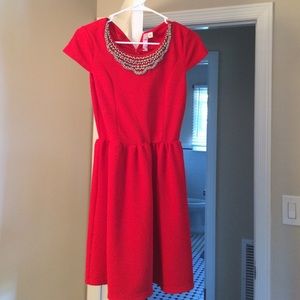 Red dress from Francesca's Collections
