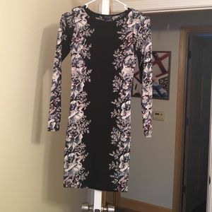 Long sleeve tight fitting dress