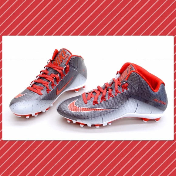 Nike Alpha Pro 2 TD 3/4 Men Football Cleat Size 11