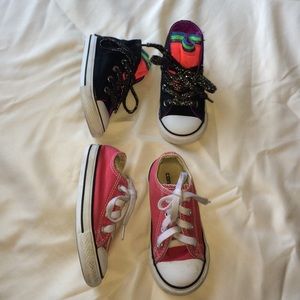 Toddle size 7 converse lot