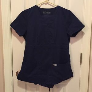 Grey's Anatomy Dark Blue Scrubs