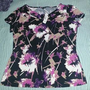 Chunky Print Casual Blouse