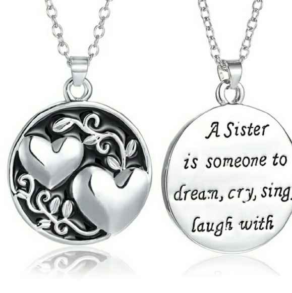 Silver Sisters necklace