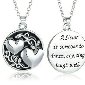 Silver Sisters necklace