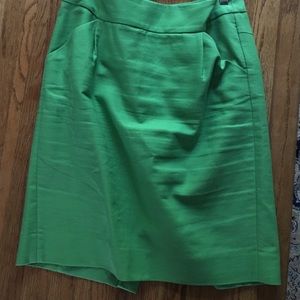 Green pencil skirt