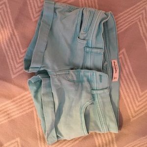 Teal shorts