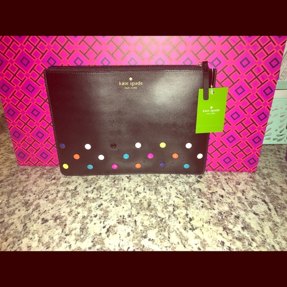 Brand new leather Kate spade make up bag