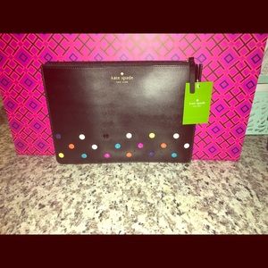 Brand new leather Kate spade make up bag