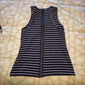 Zip Back Tank Top
