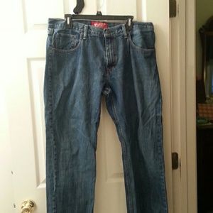 Arizona relaxed straight jeans. 36x30