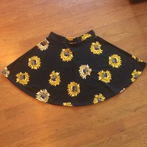 Sunflower circle skirt!