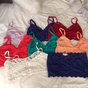 ‼️BUNDLE OF 8 LACE BRALETTES‼️