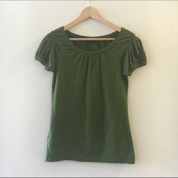 Olive Green Romantic Tee