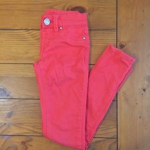 ✨One day sale✨JUSTICE Skinny Colored Jeggings