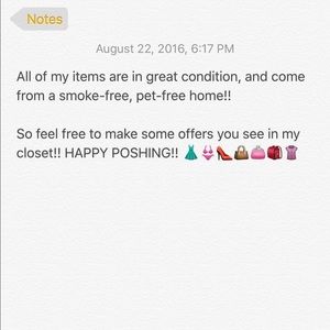 SMOKE-free & PET-free home.