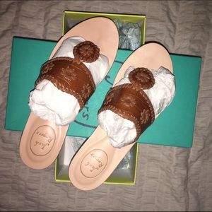 Jack Rogers Cara Croco new in box sandals.