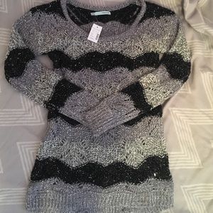 Long knit sweater