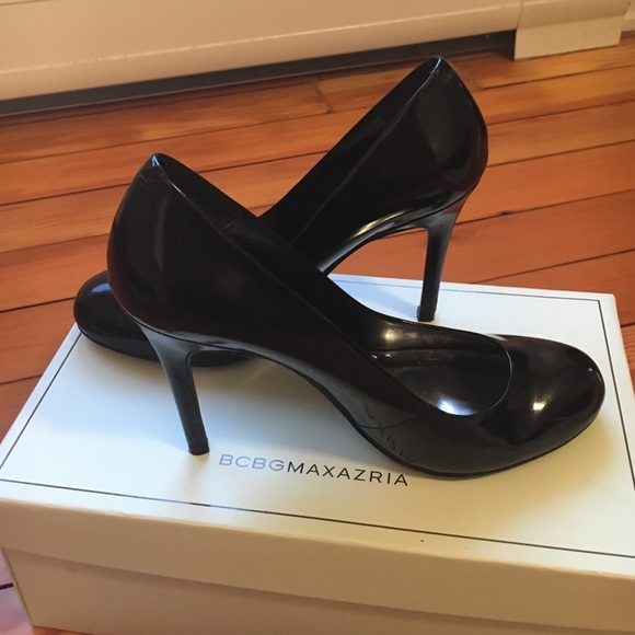 BCBGirls Shoes - BCBGirls Black Patent Leather Pumps