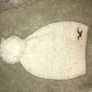 White Hollister Beanie