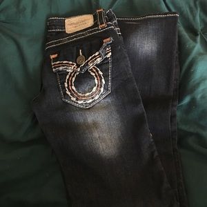 Big Star boot cut jeans.
