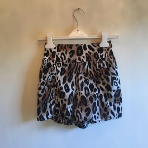 Leopard print shorts