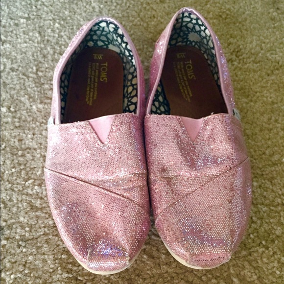 Sparkly Pink Toms
