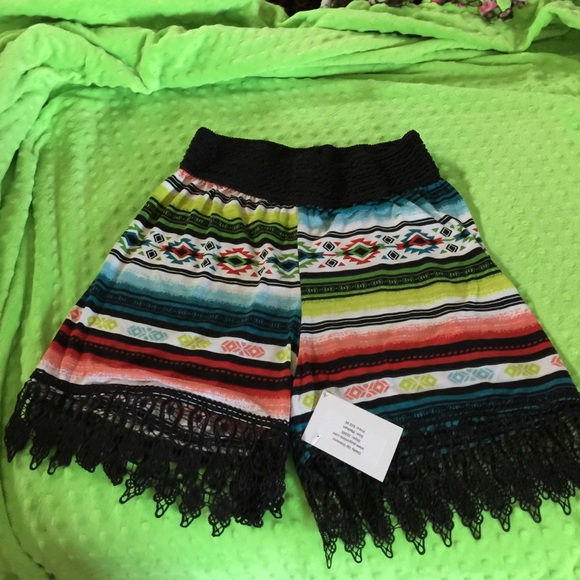 Serape shorts