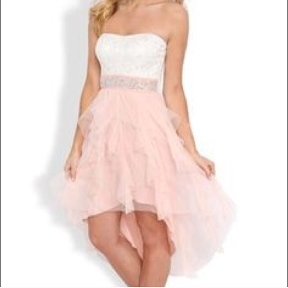 High-low homecoming or prom dress