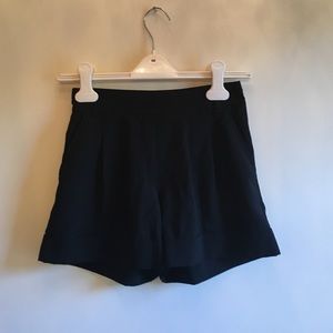 Black dress shorts