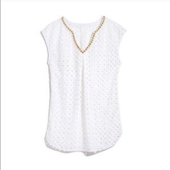 Lilly Pulitzer for Target white cover up tunic XXL