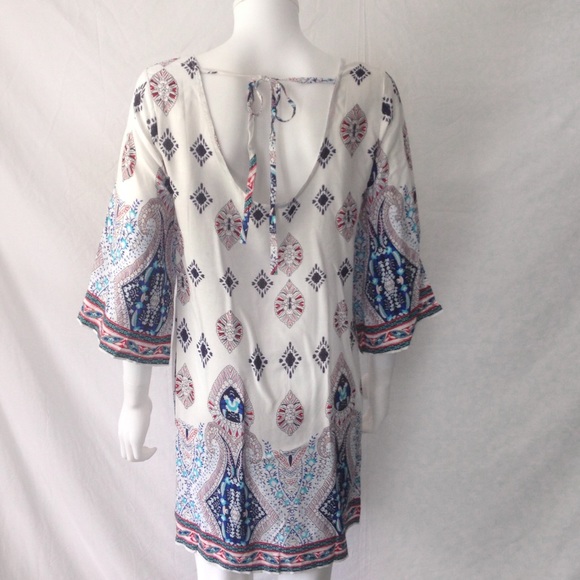 Scoop Neck Beach/Pool Dress - Picture 3 of 4