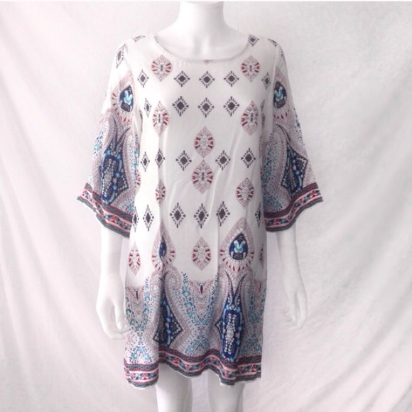 Scoop Neck Beach/Pool Dress - Picture 4 of 4