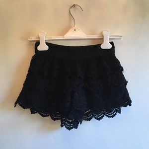 Black Lacey shorts