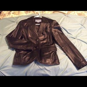 Nine West Leather Jacket
