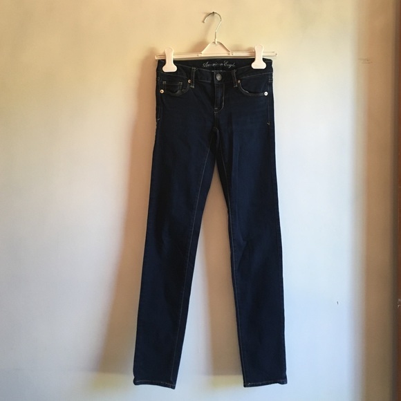 Dark denim jeans
