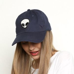Brandy Melville black alien hat