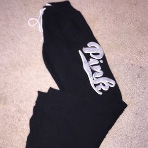 Pink sweatpants